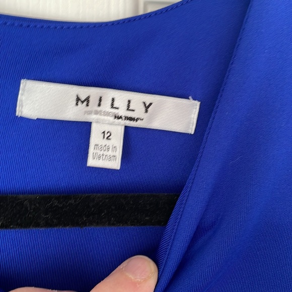 Milly for Design Nation Dress Size 12 Sapphire Never Worn - Picture 3 of 10